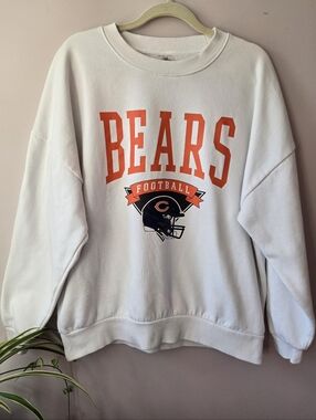 🏈 Chicago Bears Gameday Couture Oversized Sweatshirt